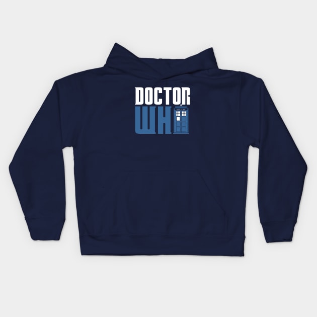 Who Tardis Kids Hoodie by TrulyMadlyGeekly